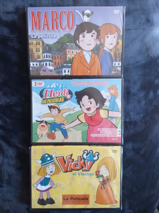 MC NUEVO Pack peliculas Heidi, Marco, Vicky - DVD