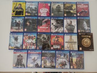 Juegos PS4 (solo quedan los de la descripción)