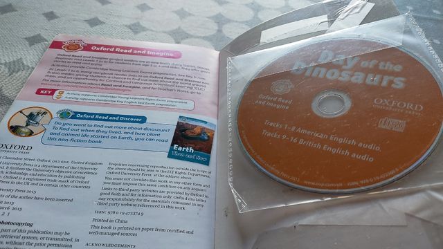 libro inglés Day of the dinosaurs Oxford