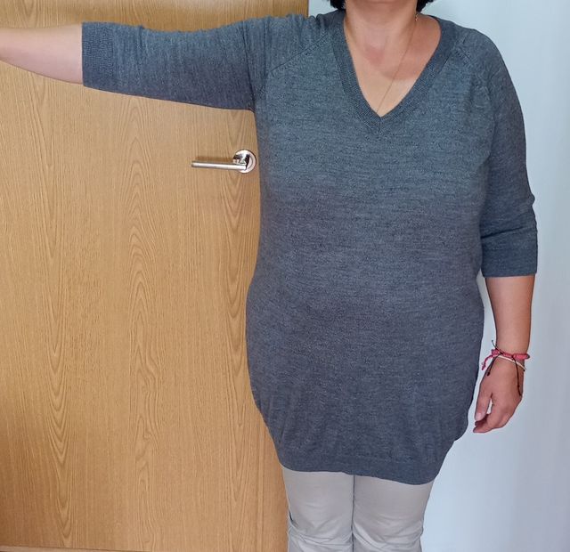 Jersey - vestido gris