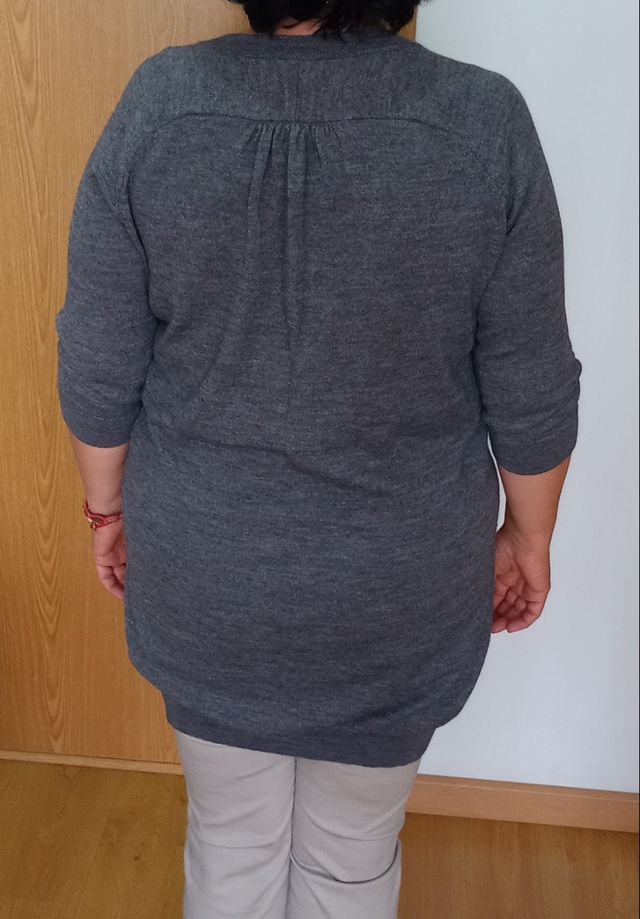 Jersey - vestido gris