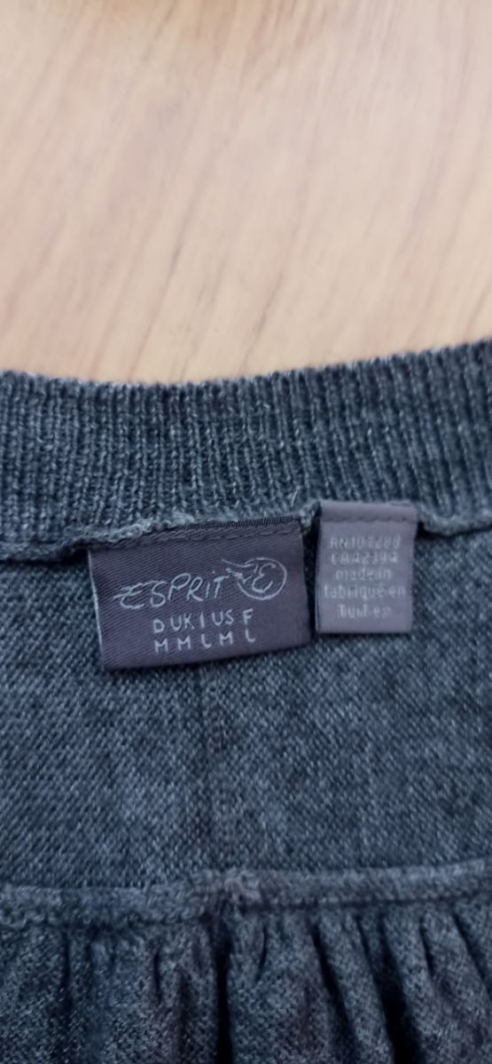 Jersey - vestido gris