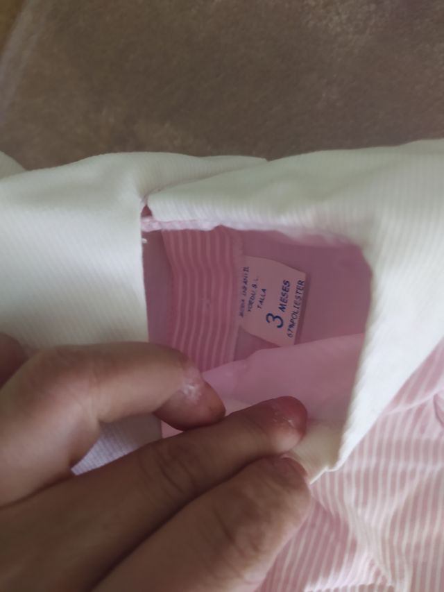 lote de dos vestidos bebé talla 3 meses