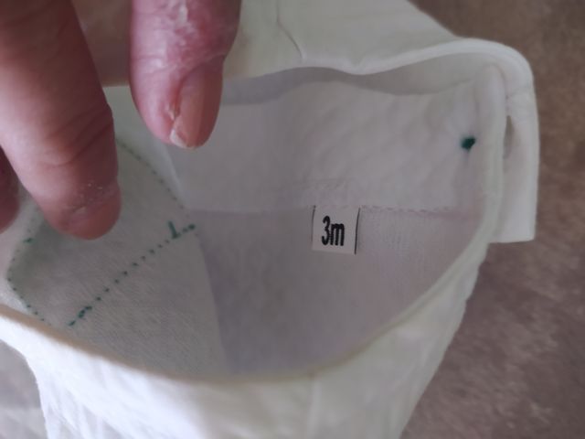 lote de dos vestidos bebé talla 3 meses