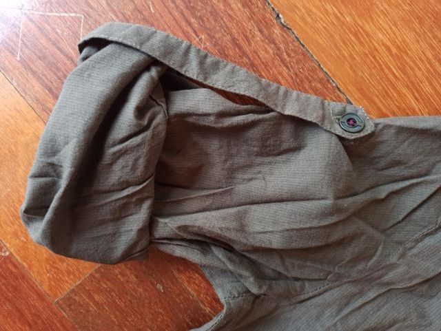 Mini vestido kaki verde Pull & Bear t. S