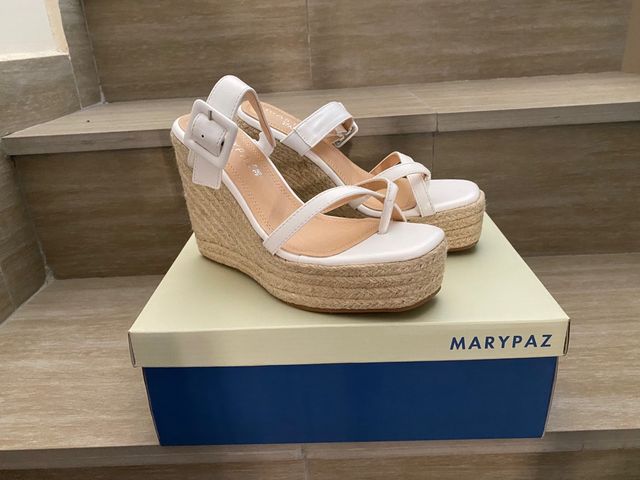 Sandalias Cuña  blancas