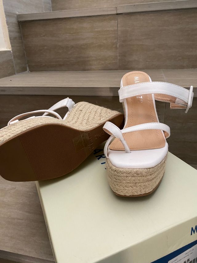 Sandalias Cuña  blancas