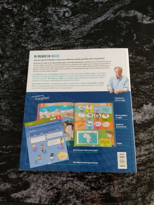 Libro niños CD Mi mundo inglés diviértete aprendie