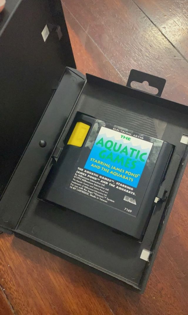 Aquatic Games mega Drive