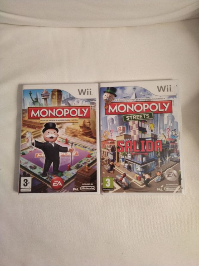 lote 2 juegos Wii de Monopoly