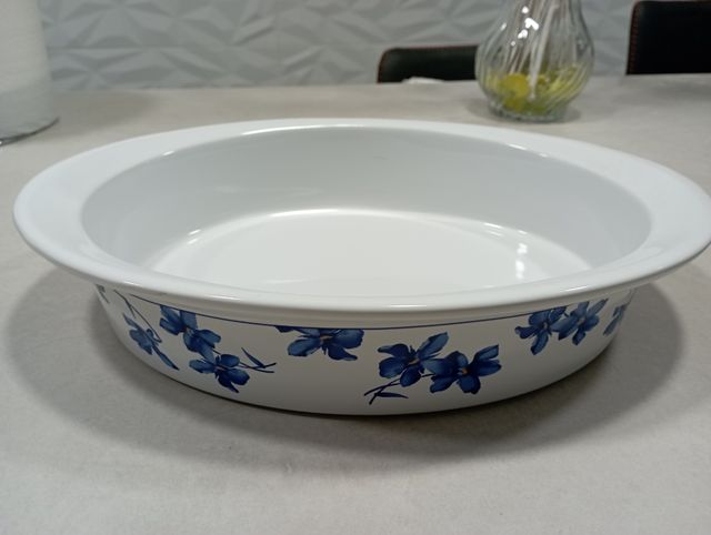 Bandeja de horno de barro de 35x26 cm, nueva.