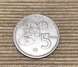 Moneda 5 pesetas 1980 / mundial del 82