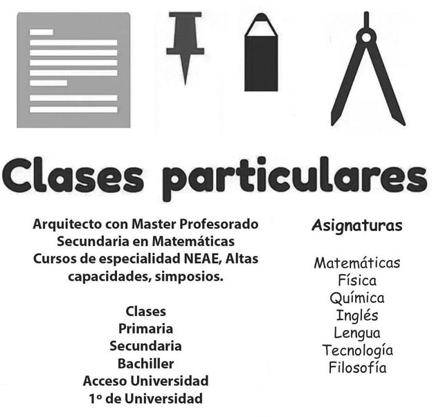 CLASES MATEMATICAS FISICA QUIMICA INGLES LENGUA ET