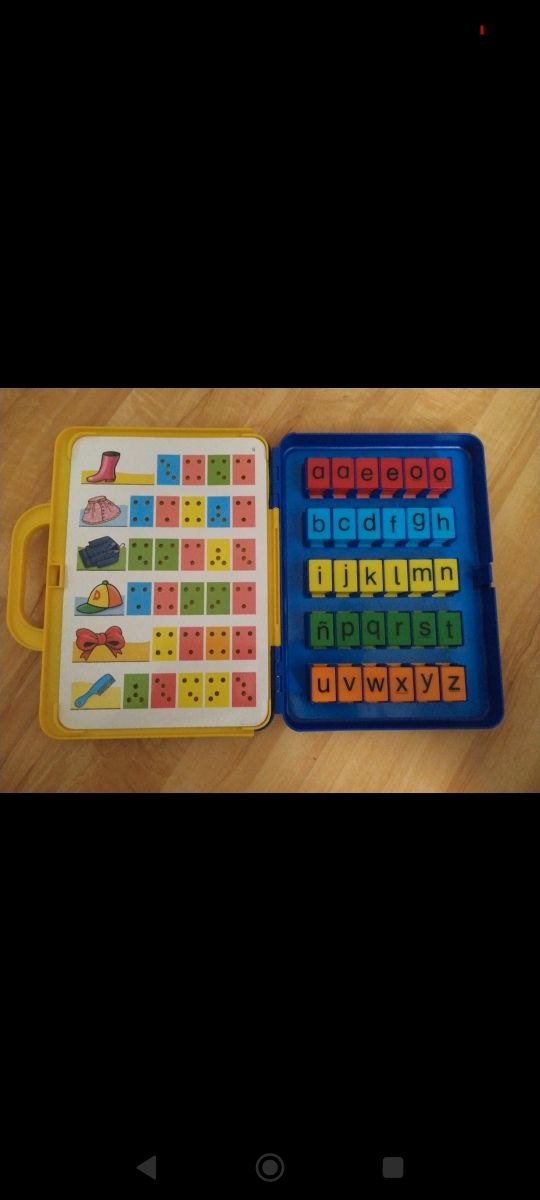 Maletín para aprender a escribir