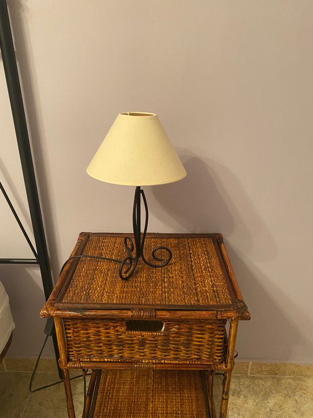 Conjunto lámparas forja