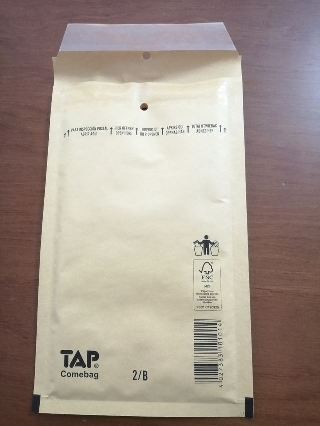 Envelopes para encomendas N°2 (120mm X 220mm)