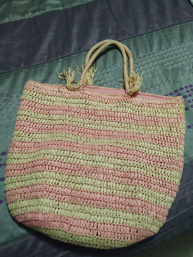 Bolsa rafia Women'secret