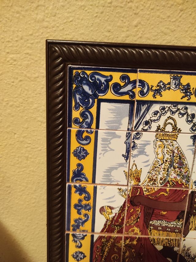 azulejo de la virgen de los reyes + regalo otro
