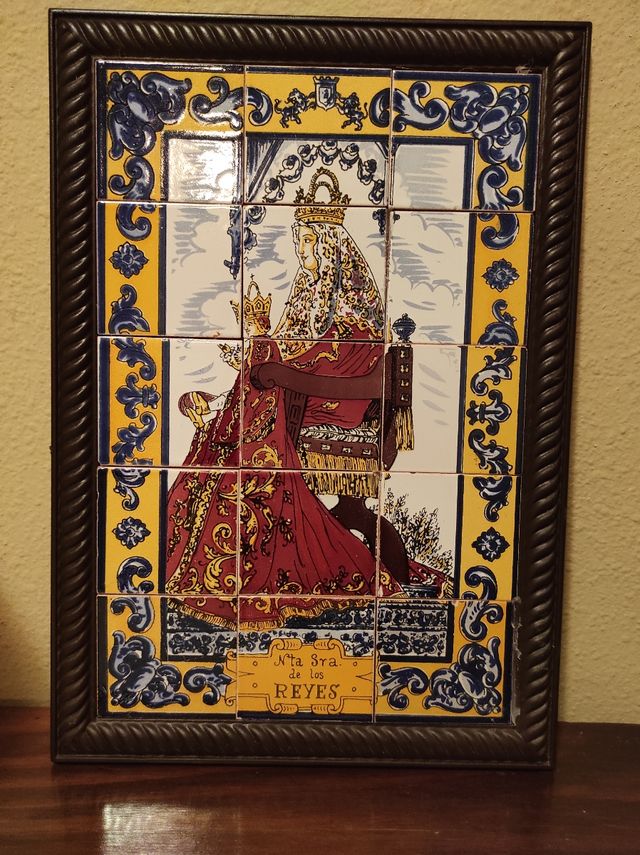 azulejo de la virgen de los reyes + regalo otro