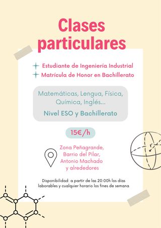 Clases particulares a domicilio