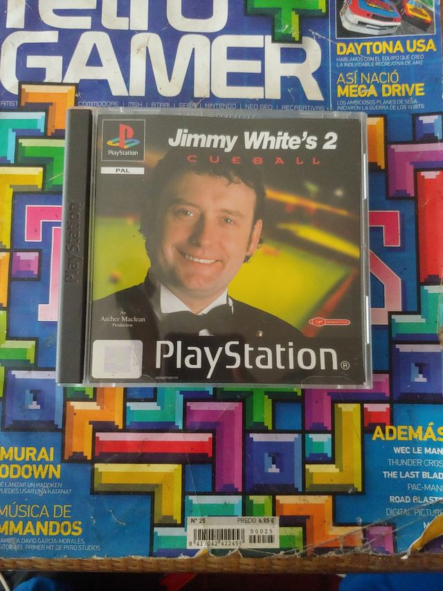 JIMMY WHITE'S 2 CUEBALL PLAYSTATION 1