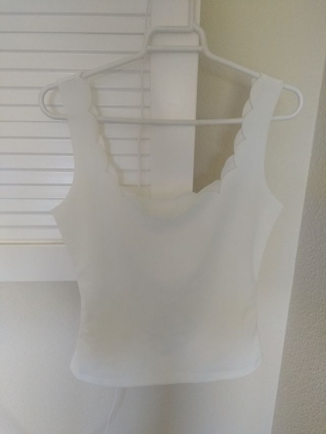 camiseta tirantes blanca XS Shein