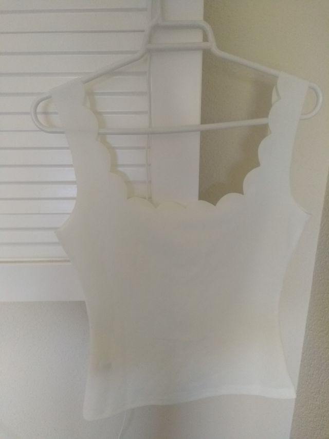 camiseta tirantes blanca XS Shein