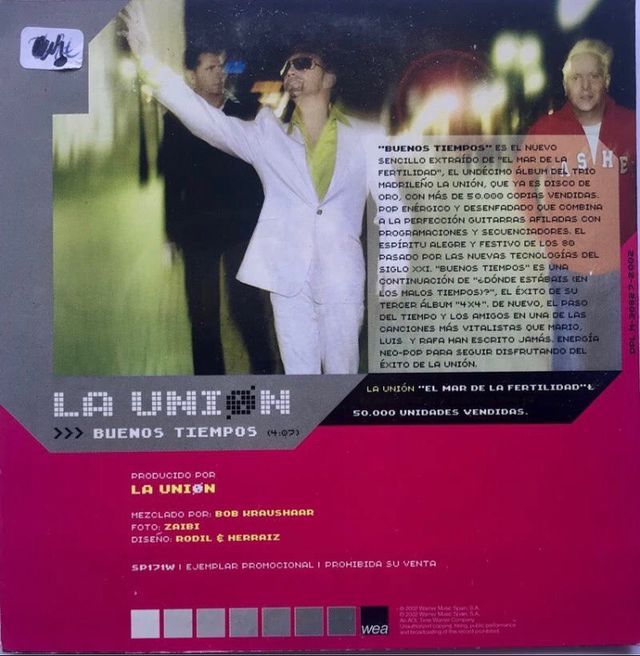 CD Single La Unión. Buenos tiempos