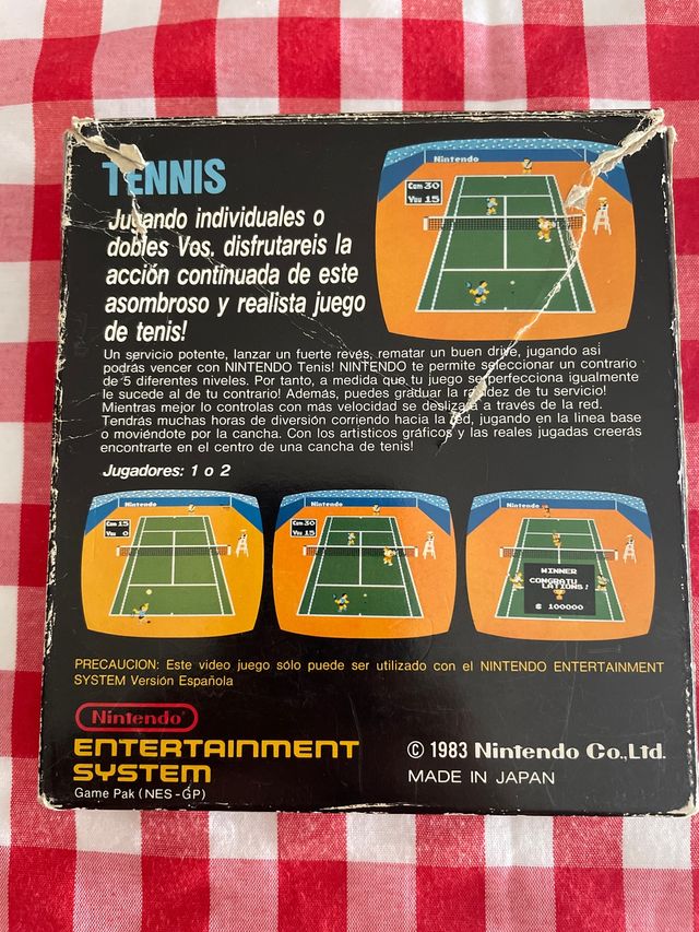 Tennis Nintendo Nes