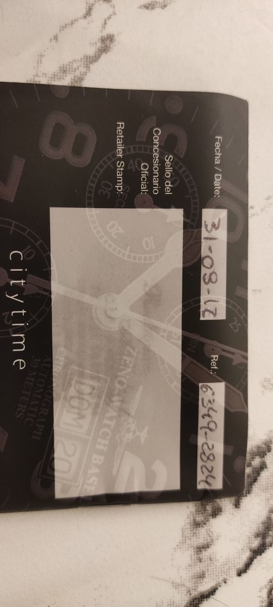 Reloj ZENO-WATCH BASEL