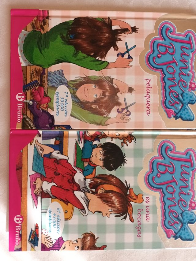 Lote dos libros infantiles de Junie B.Jones