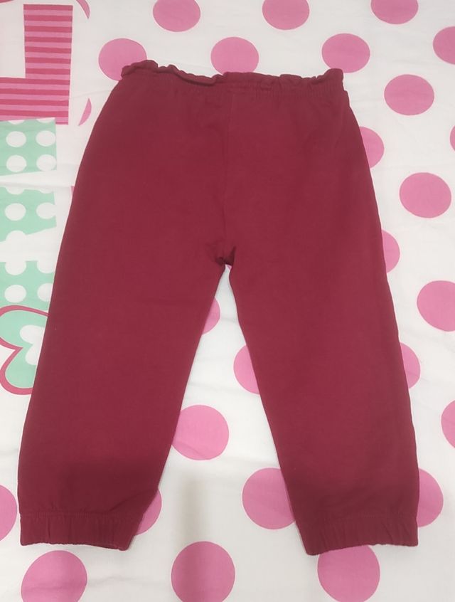 Pantalón felpa niña
