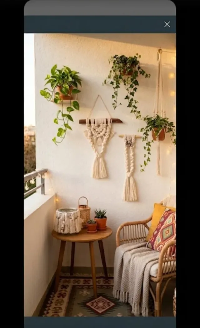 Set Macrame Tapiz de pared colgante Boho etnico
