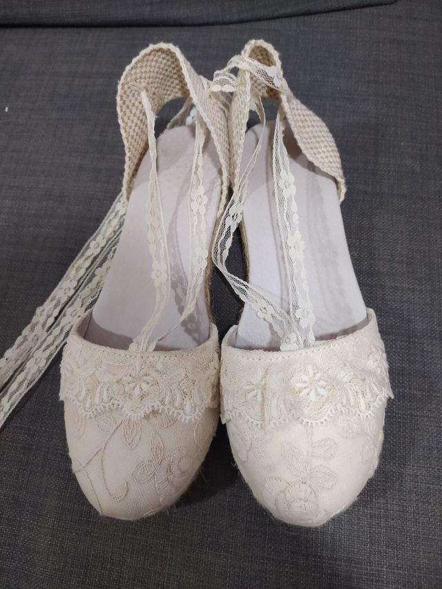 zapato esparto comunión