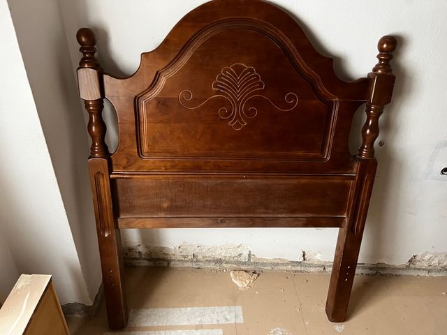 Cabeceros de madera camas 90