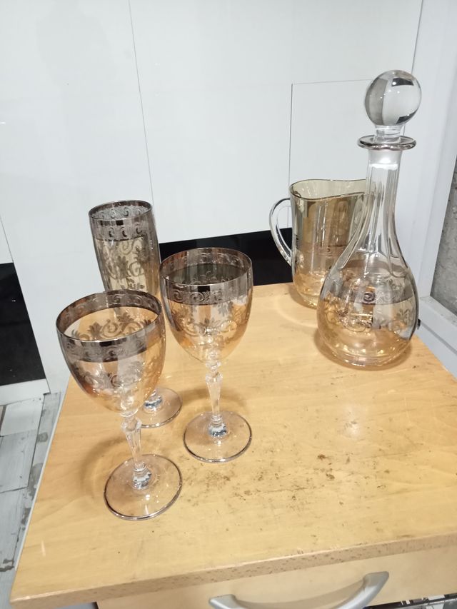 Servizio bicchieri in cristallo