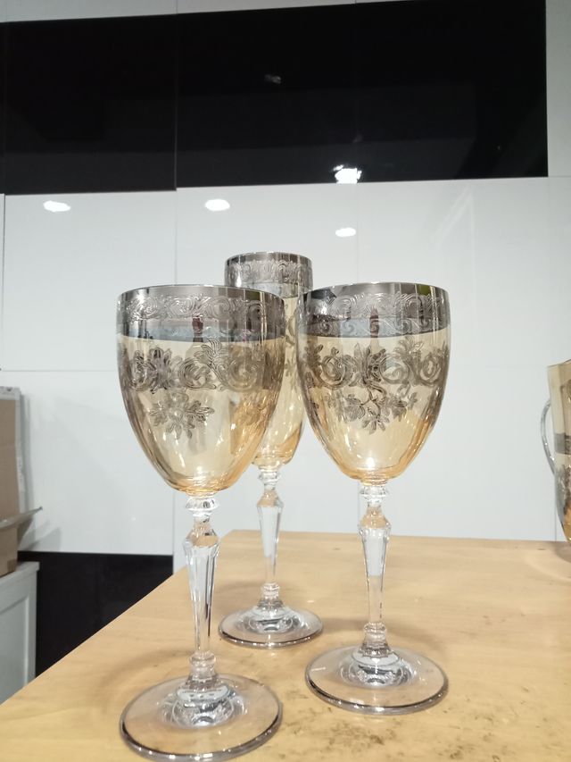 Servizio bicchieri in cristallo