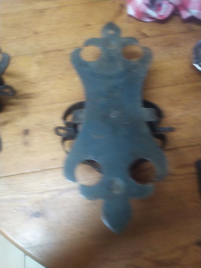 par de antiguos apliques de pared vela enroscada