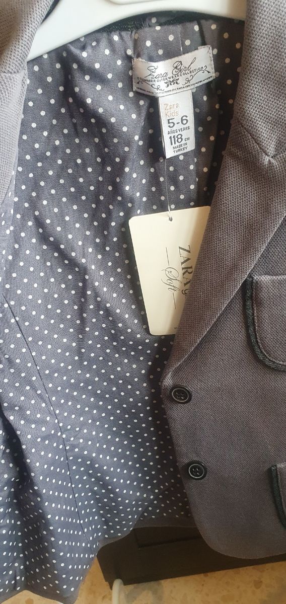 CHAQUETA NIÑA ZARA TALLA 5-6