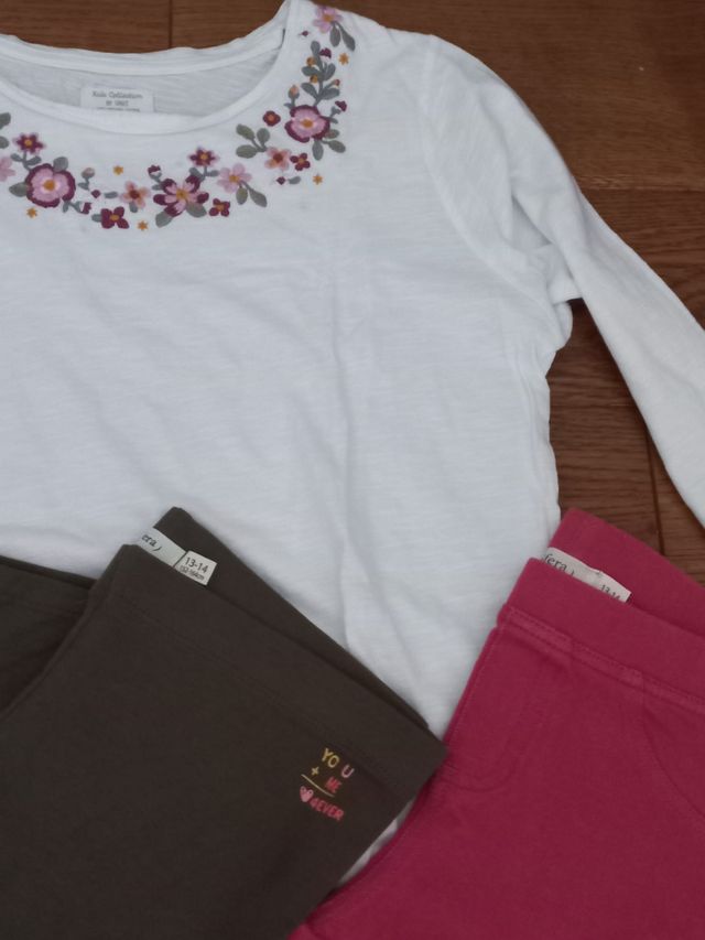 Lote mallas y camiseta T.13/14