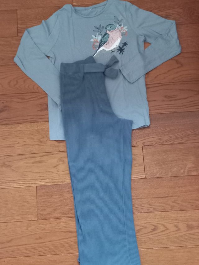 Pantalón y camiseta talla 13/14 zara