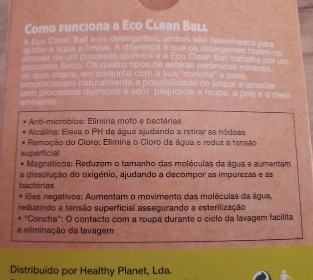 Ecoball  365 lavagens de roupa