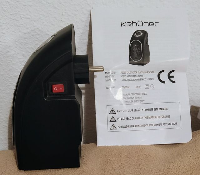 calefactor portátil bajo consumo