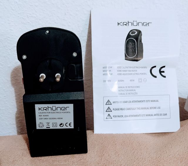 calefactor portátil bajo consumo
