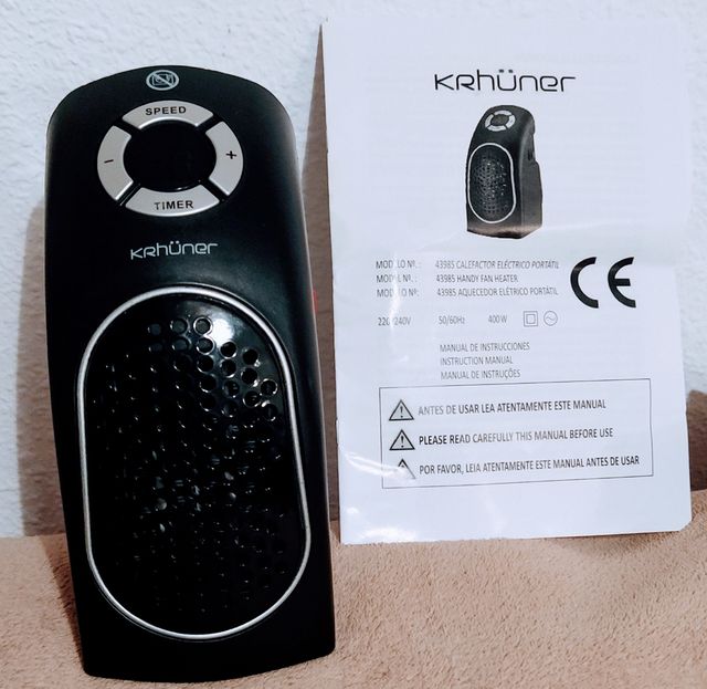 calefactor portátil bajo consumo