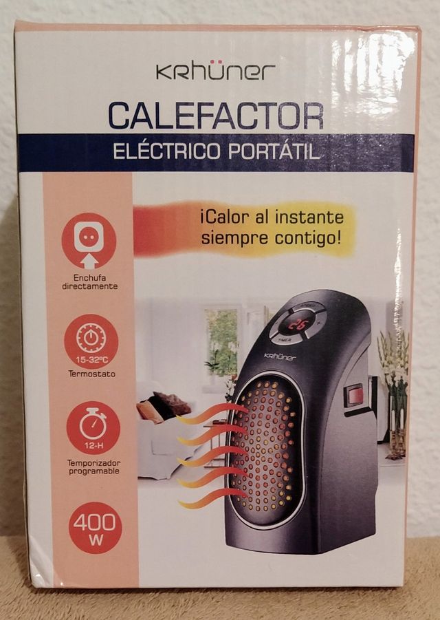 calefactor portátil bajo consumo