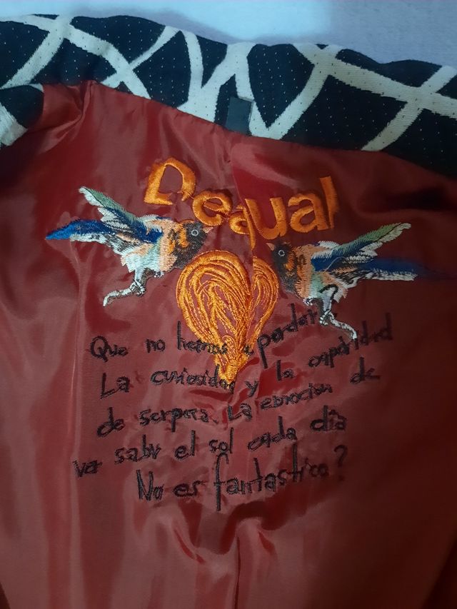 abrigo Desigual talla 38