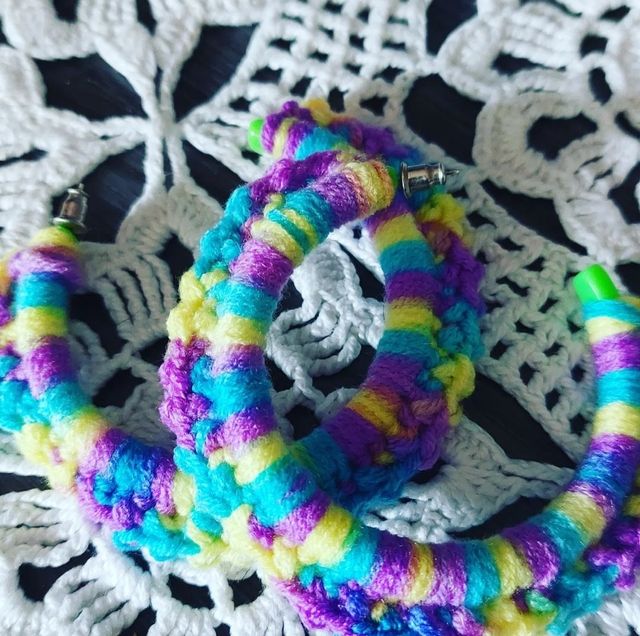 Pendientes ganchillo