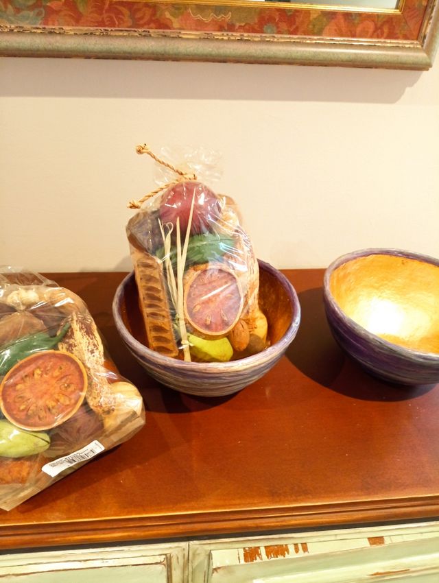 Centro mesa dorado purpura