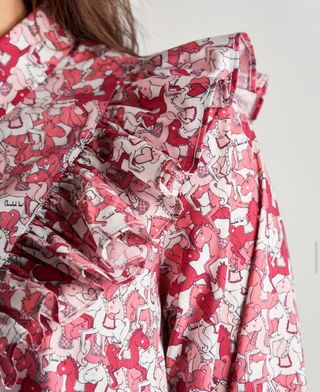 Camisa estampada caballitos Anabel Lee, talla XS.